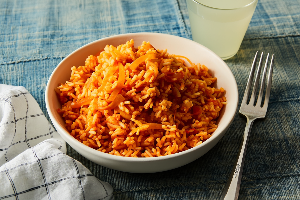 Jollof rice recipe – West African tomato rice dish