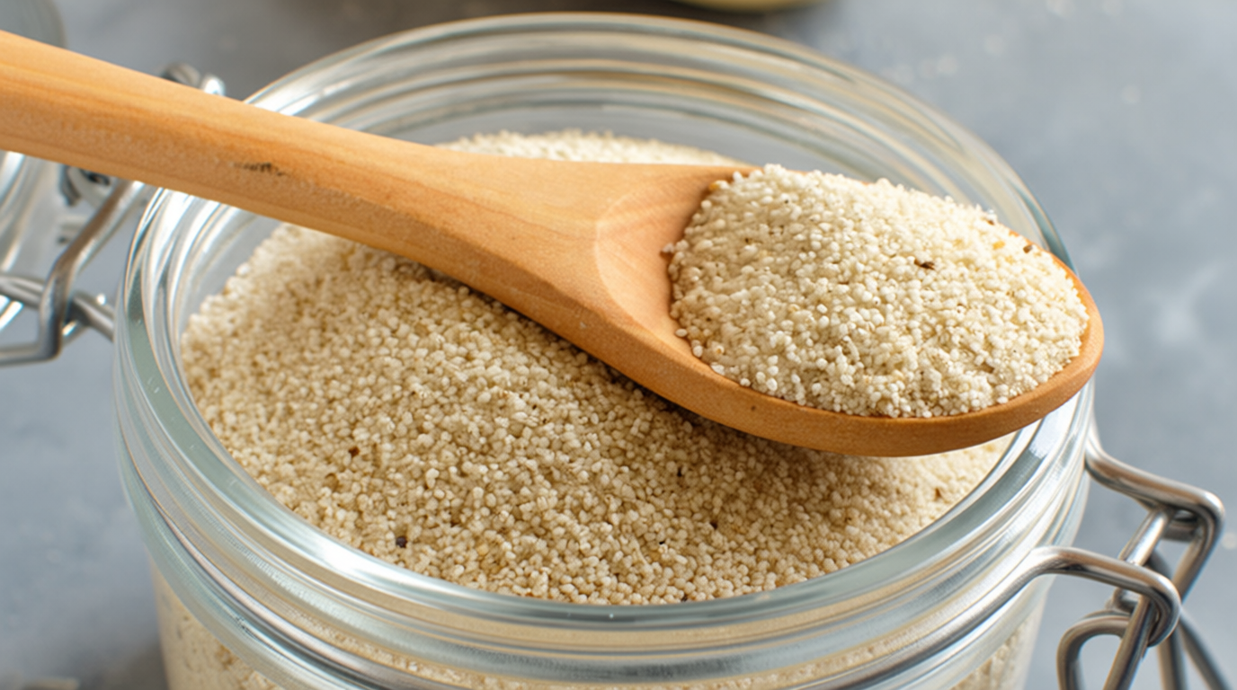Fonio recipe – fluffy cooked fonio served in a bowl